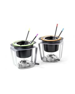 zwei Fonduegarnituren inkl 4 Fonduegabeln