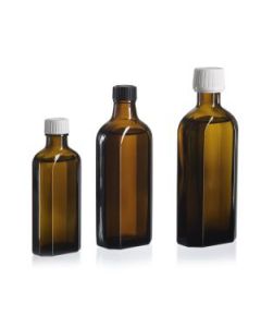 Meplatflasche 100 ml braun DIN 22